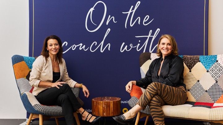 On the couch with Maxine Horne